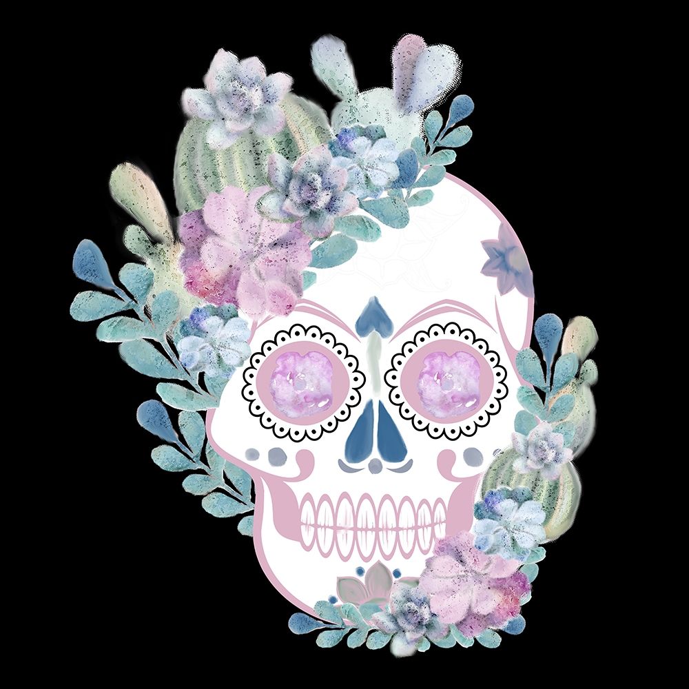 Succulent Skull art print by Ann Bailey for $57.95 CAD