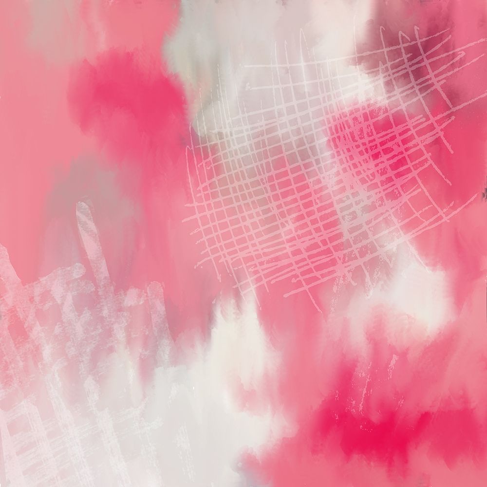 Pink Cross Hatched art print by Ann Bailey for $57.95 CAD