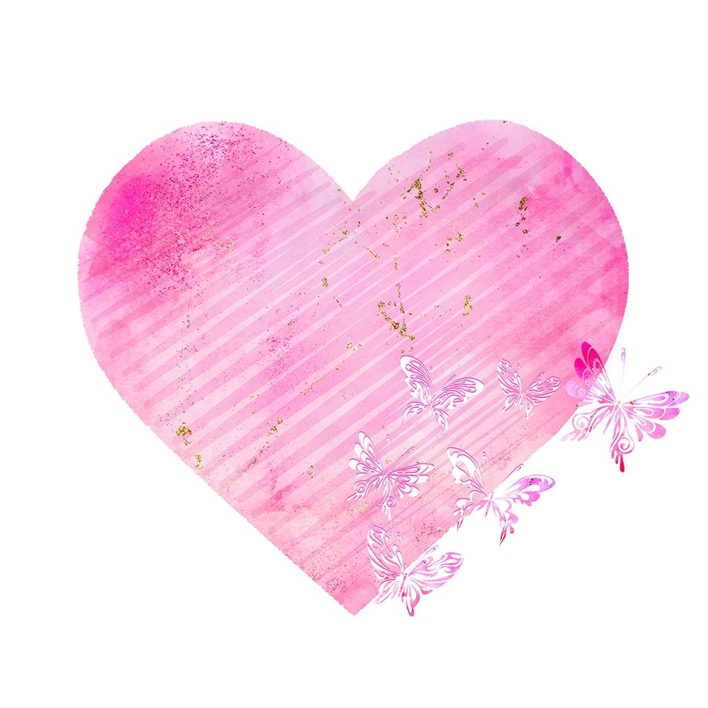 Butterfly Heart 1 art print by Ann Bailey for $57.95 CAD