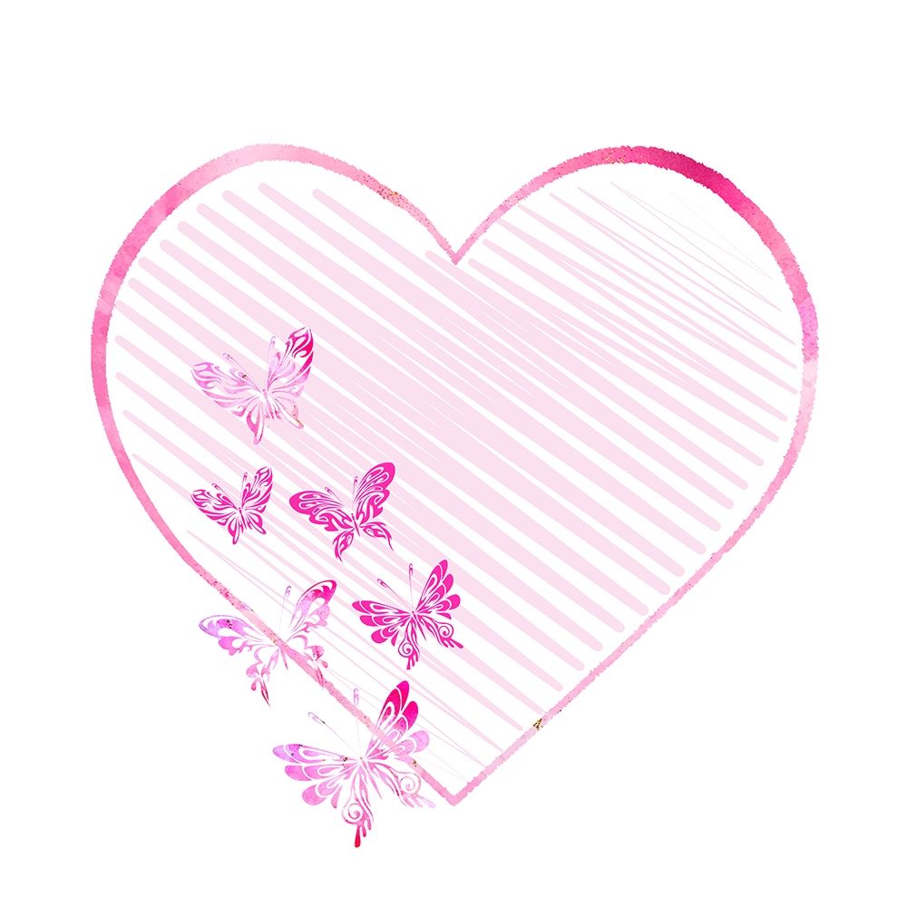 Butterfly Heart 2 art print by Ann Bailey for $57.95 CAD