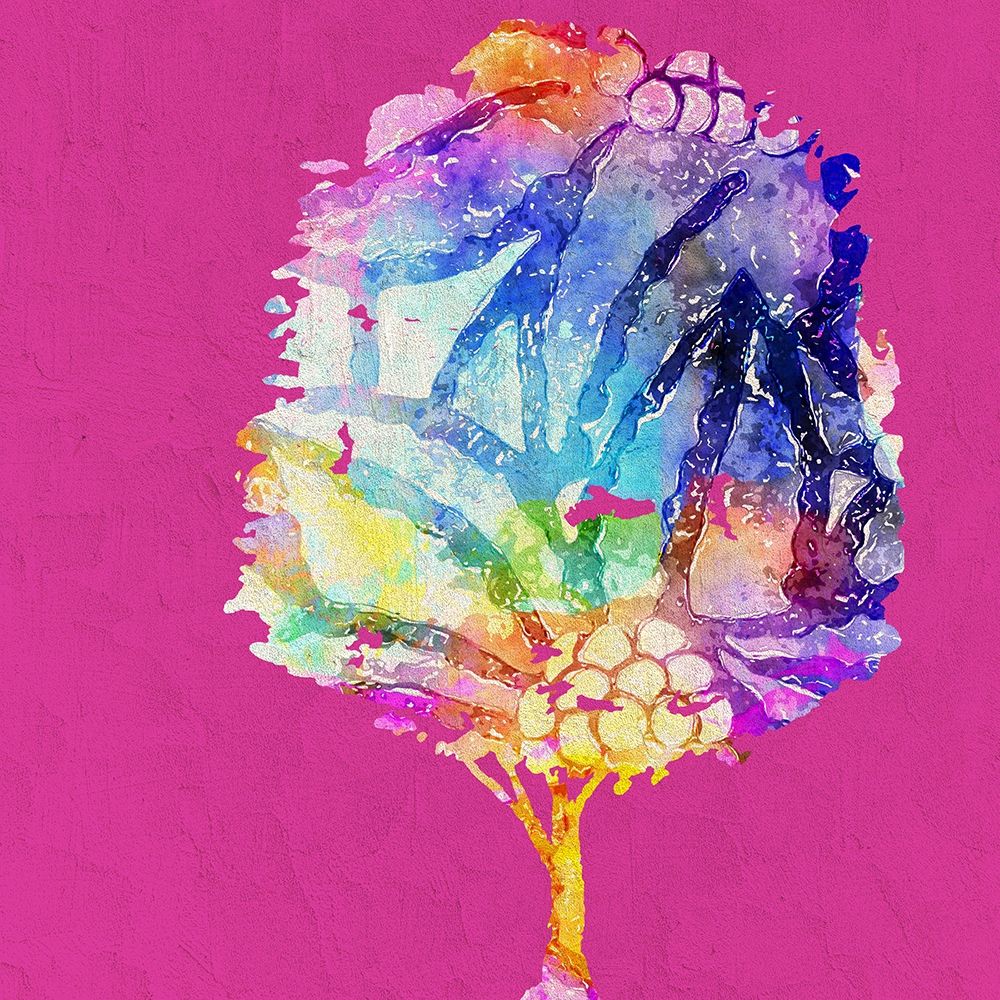 Painted Tree 2 art print by Ann Bailey for $57.95 CAD