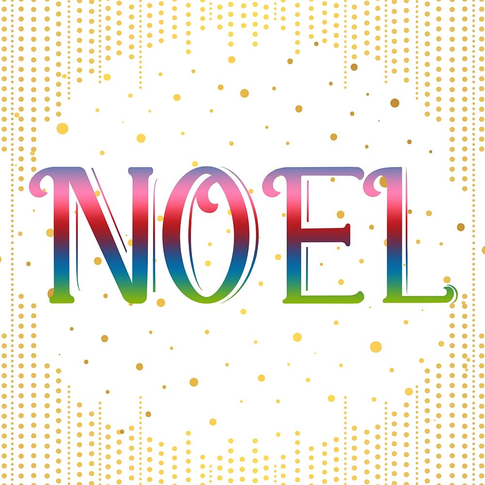 NOEL Colorful art print by Ann Bailey for $57.95 CAD