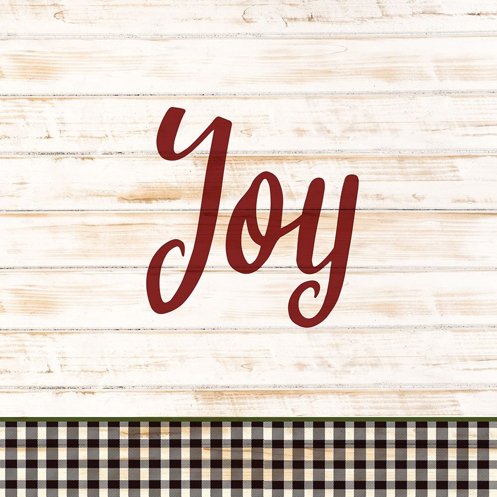 Joy Plaid art print by Ann Bailey for $57.95 CAD