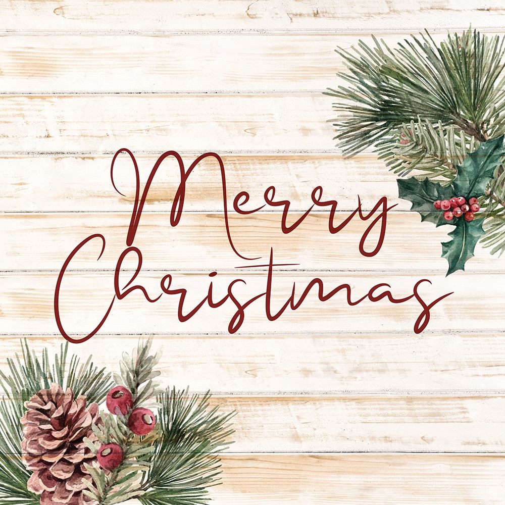 Merry Christmas art print by Ann Bailey for $57.95 CAD