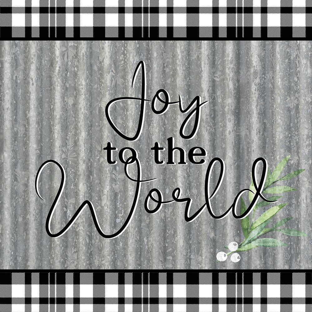 Joy to the World Galvanized art print by Ann Bailey for $57.95 CAD