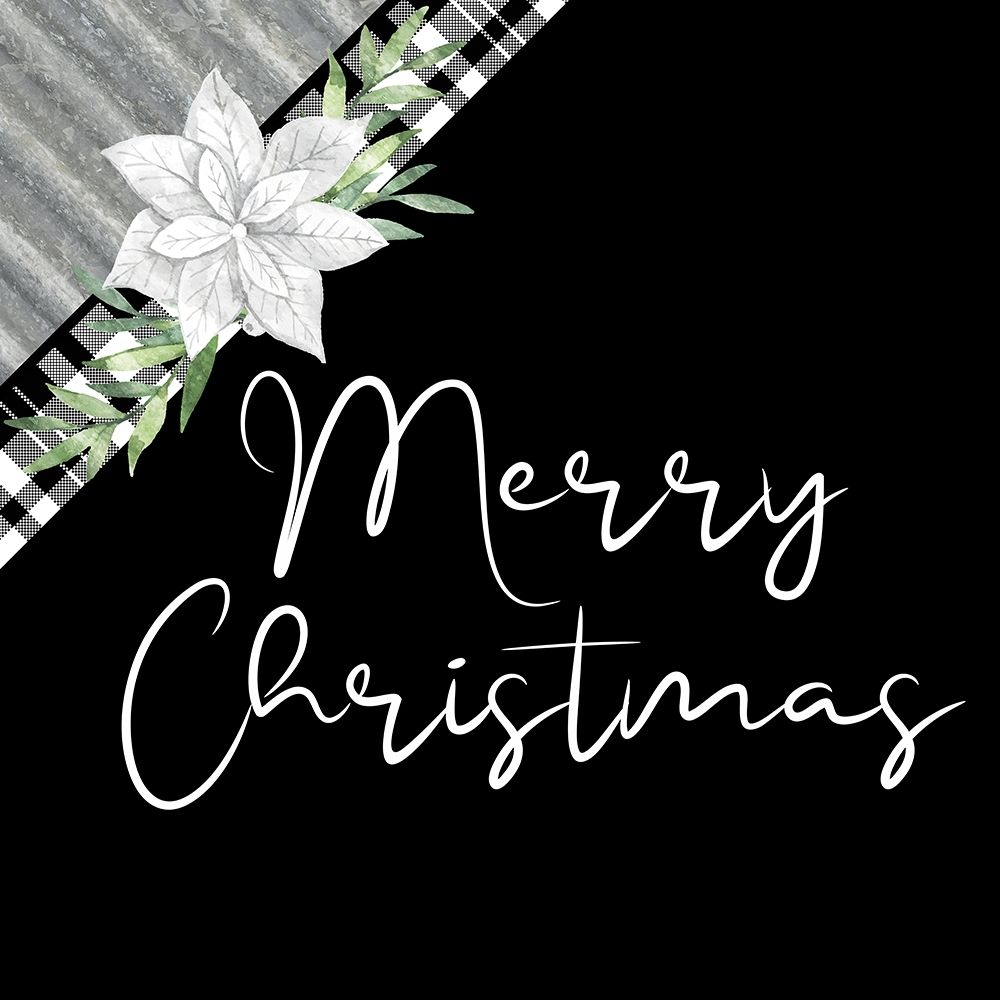 Merry Christmas Galvanized art print by Ann Bailey for $57.95 CAD