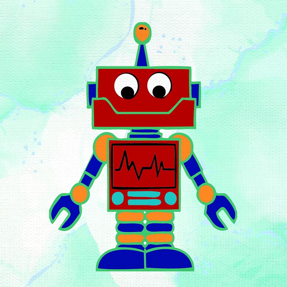 Robot 2 art print by Ann Bailey for $57.95 CAD