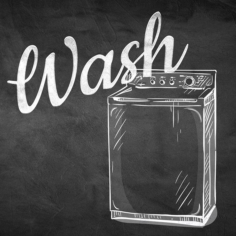 Laundry Chalkboard 1 art print by Ann Bailey for $57.95 CAD