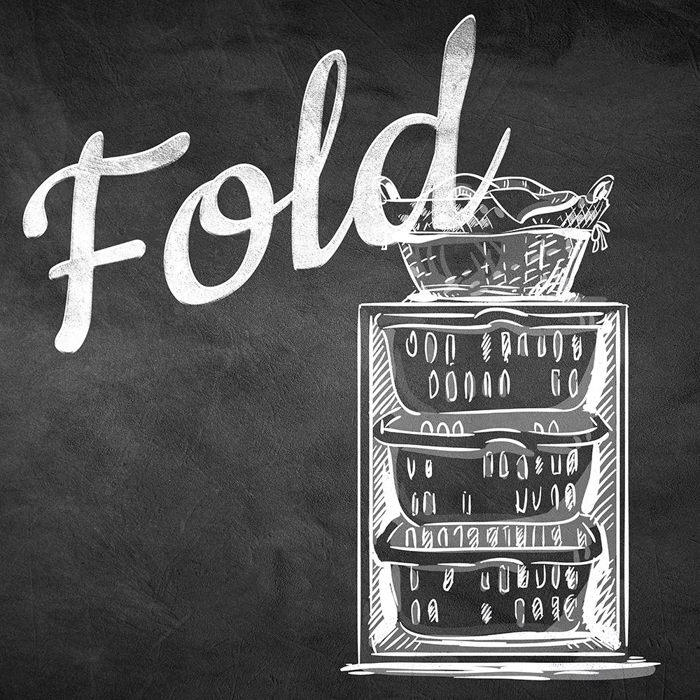 Laundry Chalkboard 3 art print by Ann Bailey for $57.95 CAD
