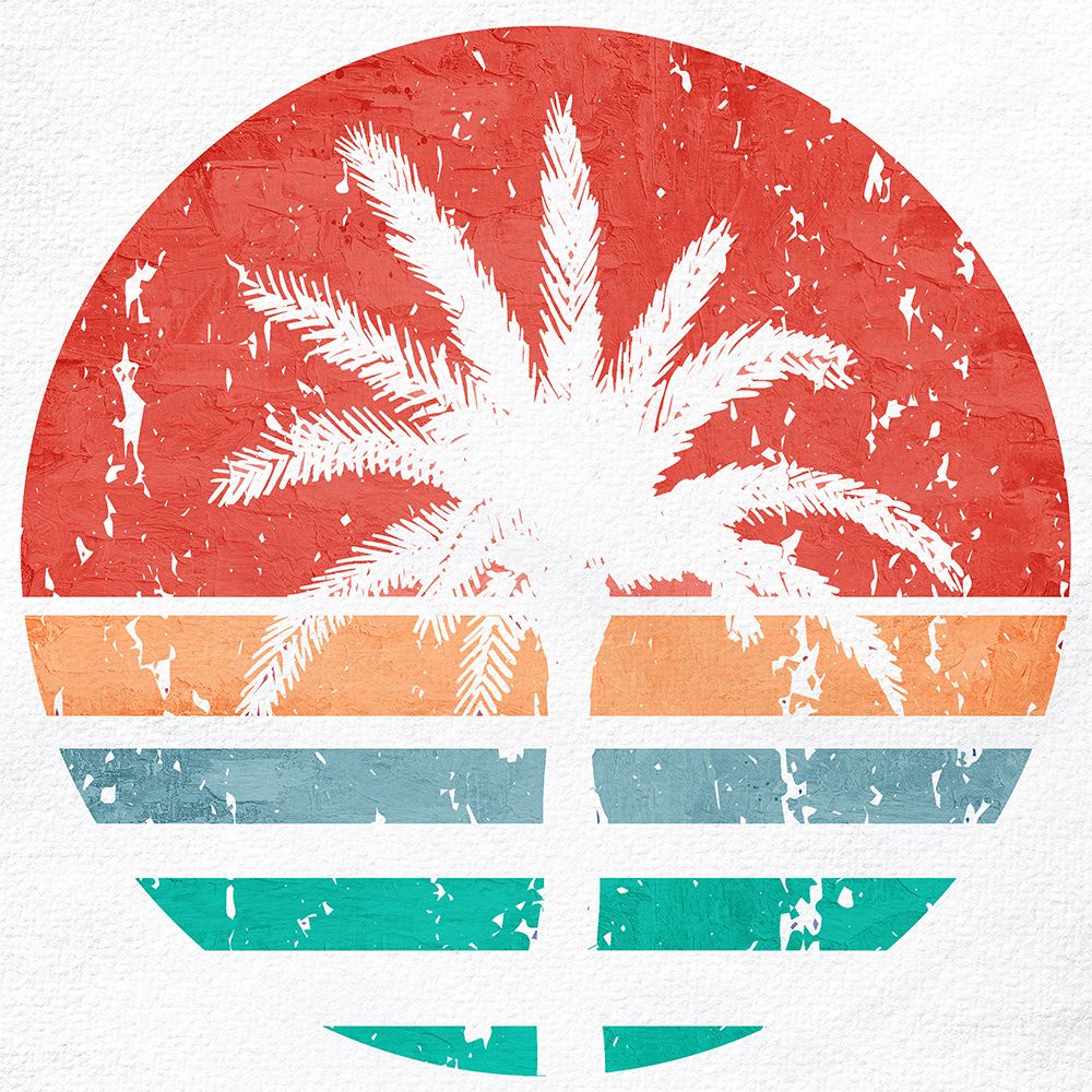 Retro Palm 2 art print by Ann Bailey for $57.95 CAD