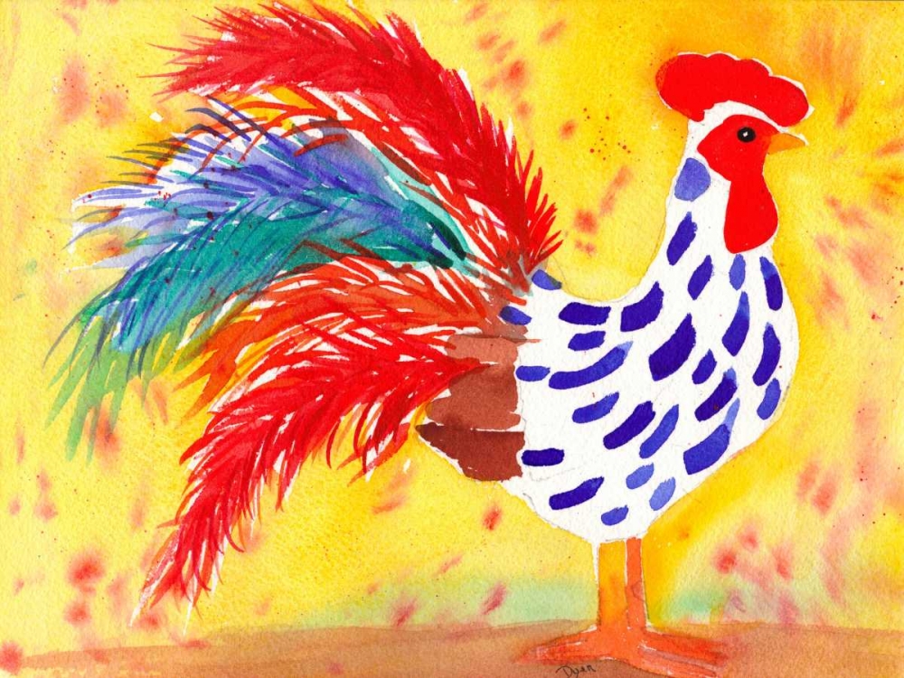 Farm House Rooster II art print by Beverly Dyer for $57.95 CAD