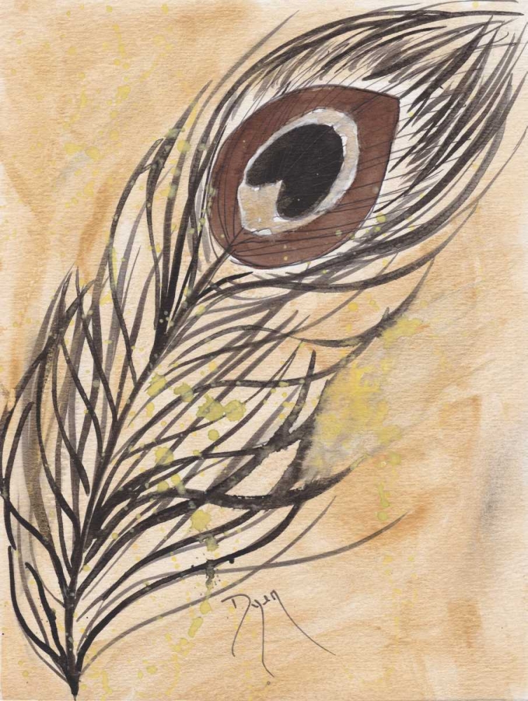 Peacock Feather art print by Beverly Dyer for $57.95 CAD