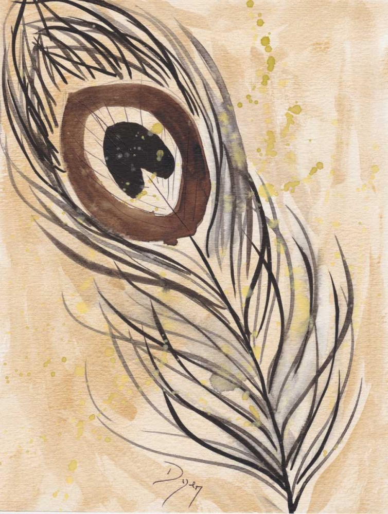 Peacock Feather 2 art print by Beverly Dyer for $57.95 CAD