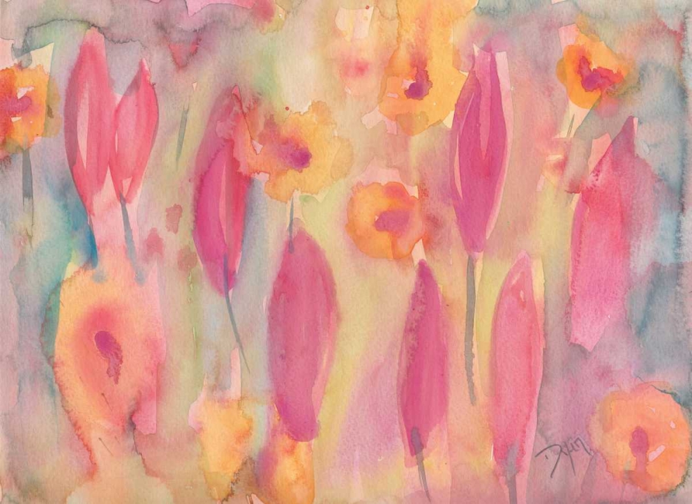 Snow Flowers II art print by Beverly Dyer for $57.95 CAD