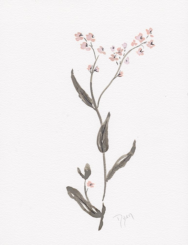 Wildflower Organics I art print by Kimberly Allen for $57.95 CAD