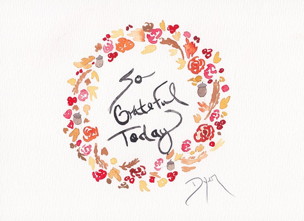 Fall Wreath I art print by Beverly Dyer for $57.95 CAD