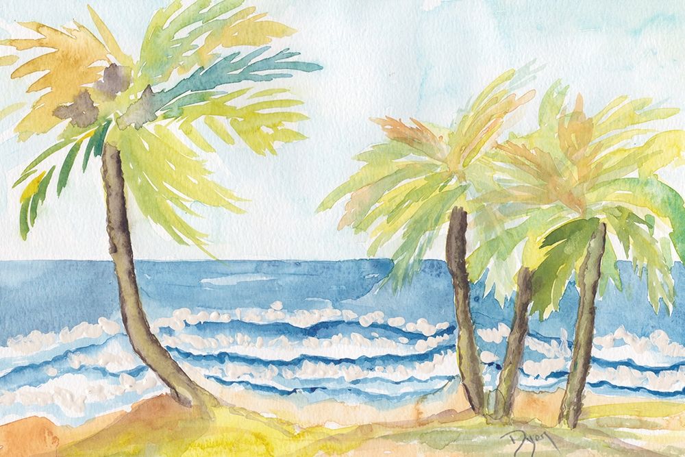 Coastal Serene art print by Beverly Dyer for $57.95 CAD