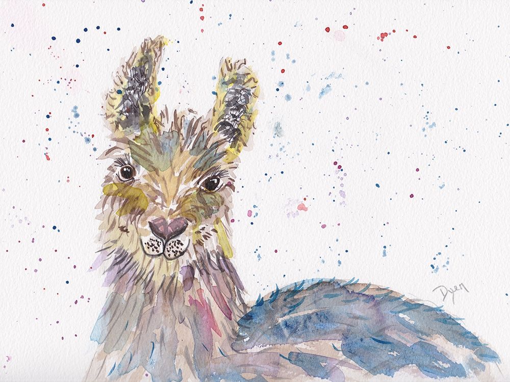 Llama Senorita art print by Beverly Dyer for $57.95 CAD