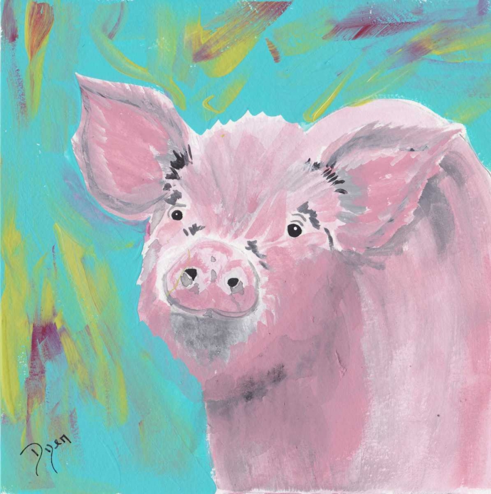 Farm Life Pig art print by Beverly Dyer for $57.95 CAD