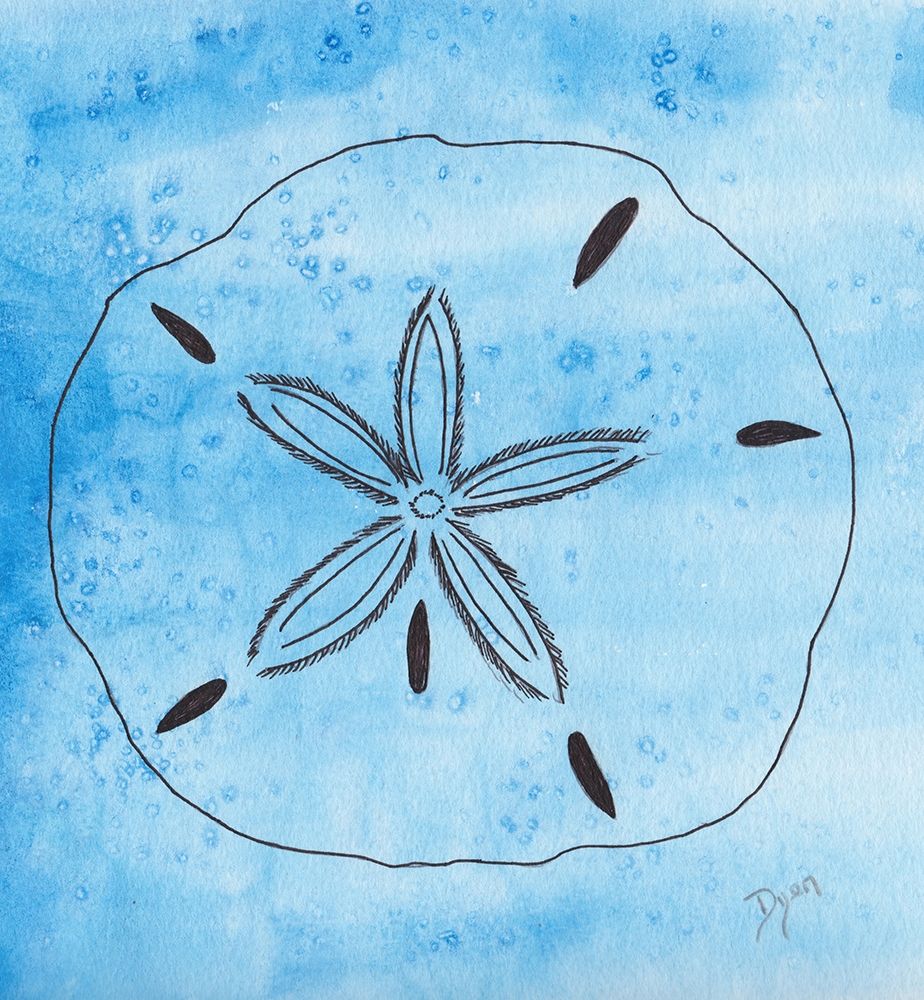 Coastal Sand Dollar art print by Beverly Dyer for $57.95 CAD