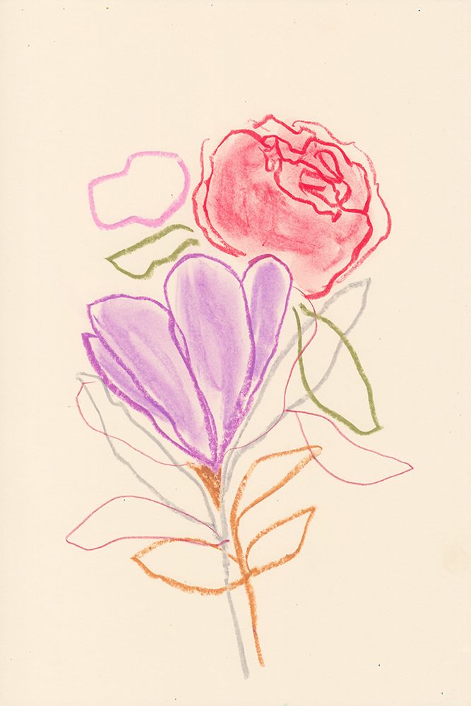 Simple Floral 3 art print by Bea Dina for $57.95 CAD