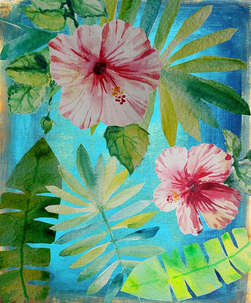 Tropical Hibiscus 3 art print by Boho Hue Studio for $57.95 CAD