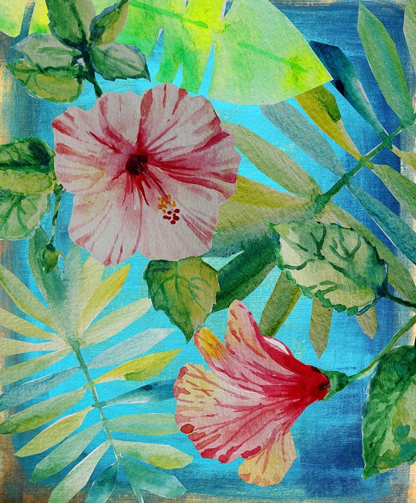 Tropical Hibiscus 2 art print by Boho Hue Studio for $57.95 CAD