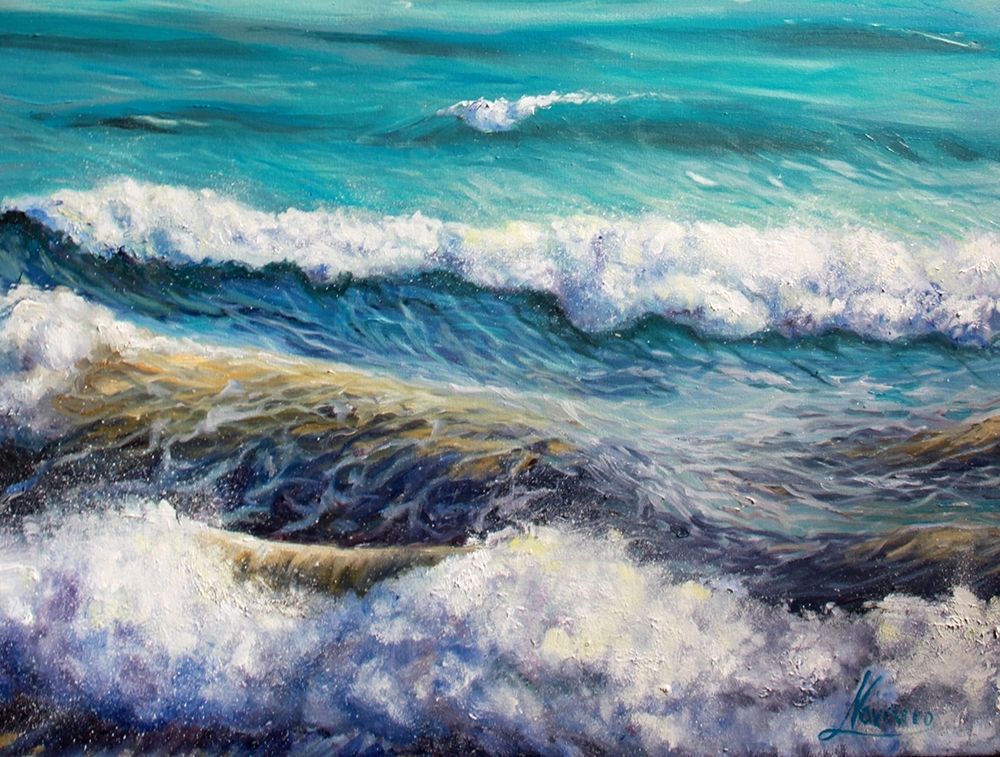 Ocean Roll art print by Boho Hue Studio for $57.95 CAD