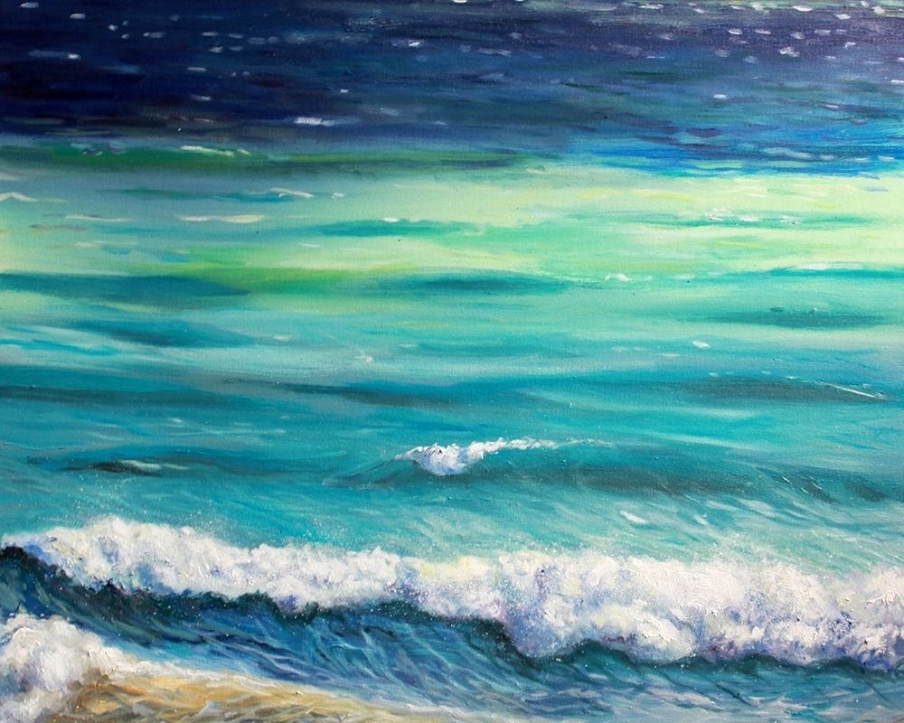 Rolling Waves art print by Boho Hue Studio for $57.95 CAD