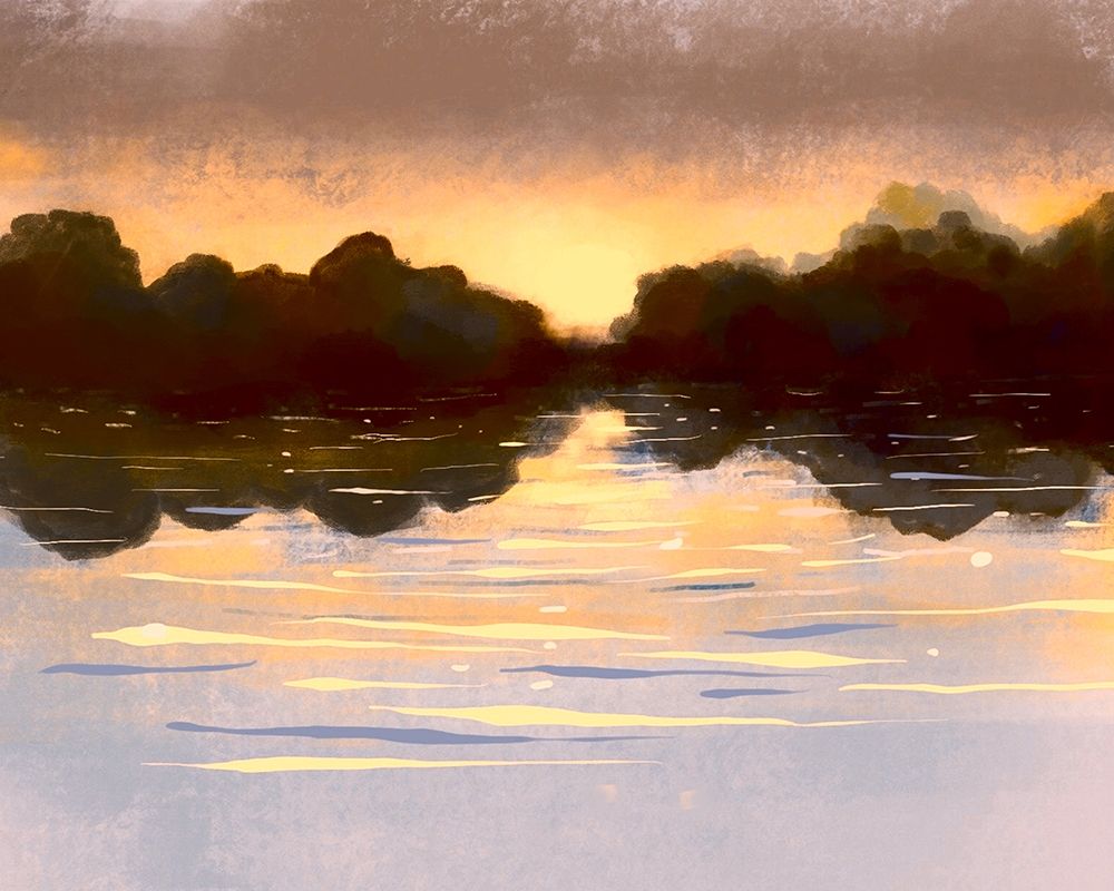 Landscape Aglow art print by Boho Hue Studio for $57.95 CAD