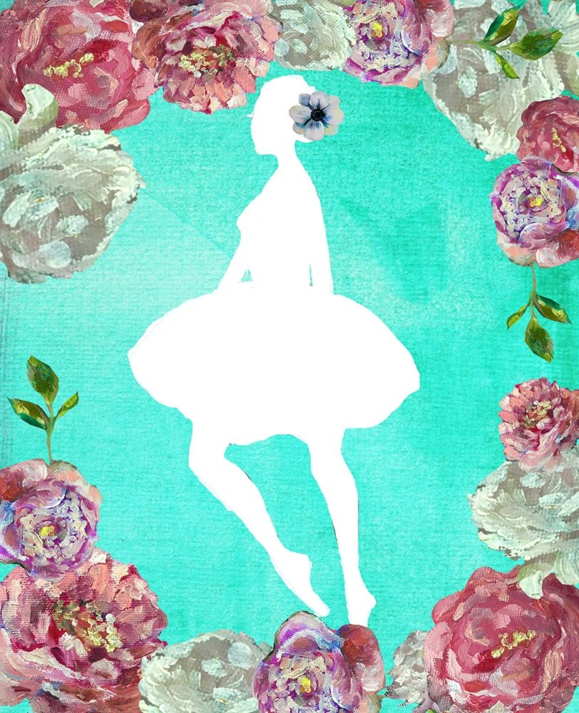 Rose Ballerina art print by Boho Hue Studio for $57.95 CAD