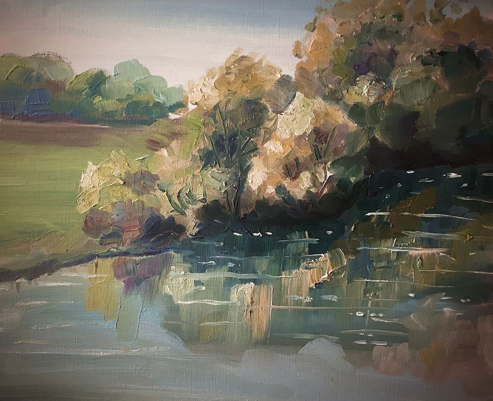 Landscape River 1 art print by Boho Hue Studio for $57.95 CAD