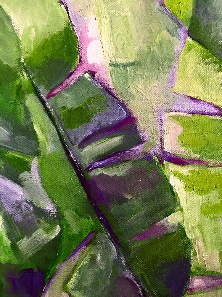 Olive Bananna Leaves 1 art print by Boho Hue Studio for $57.95 CAD