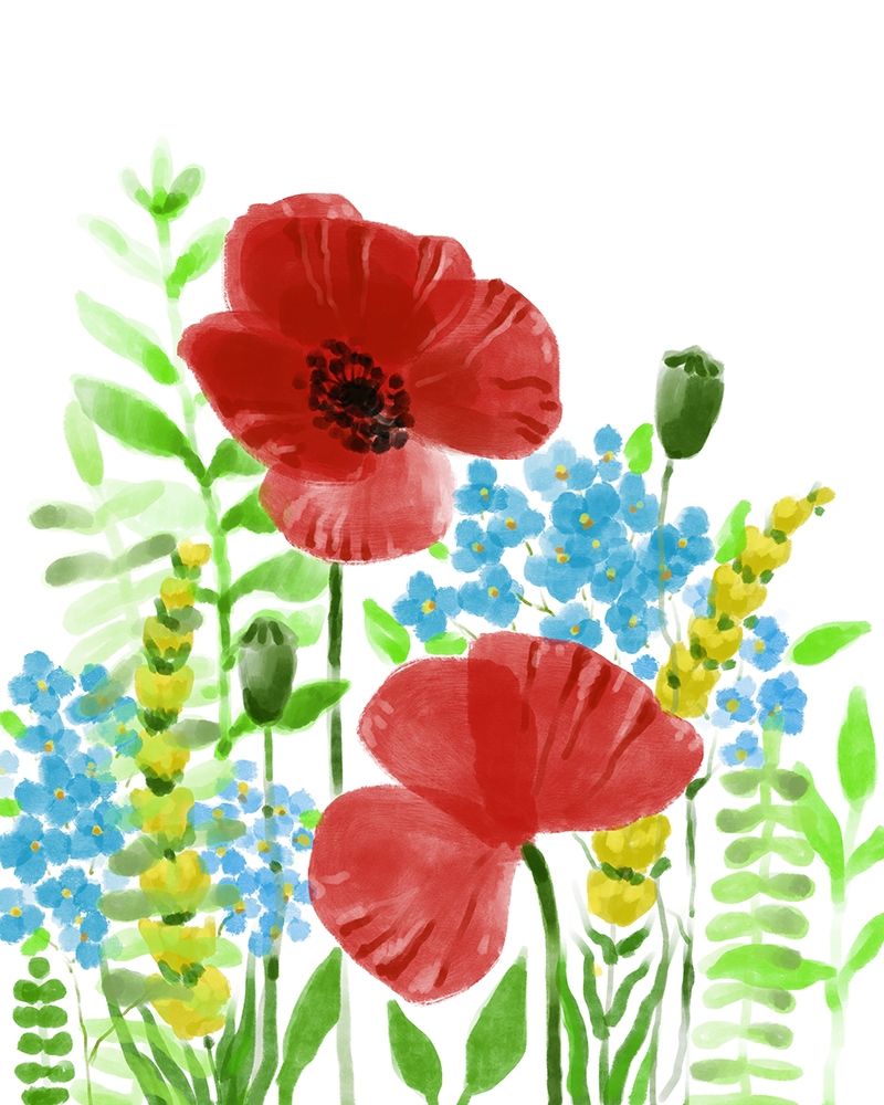 Wild Flowers art print by Boho Hue Studio for $57.95 CAD
