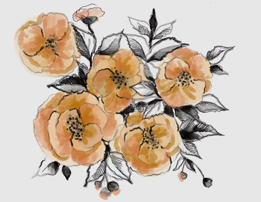 Floral field art print by Boho Hue Studio for $57.95 CAD