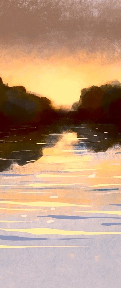 Landscape Aglow Panel 2 art print by Boho Hue Studio for $57.95 CAD