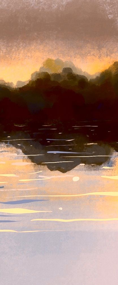 Landscape Aglow Panel 3 art print by Boho Hue Studio for $57.95 CAD