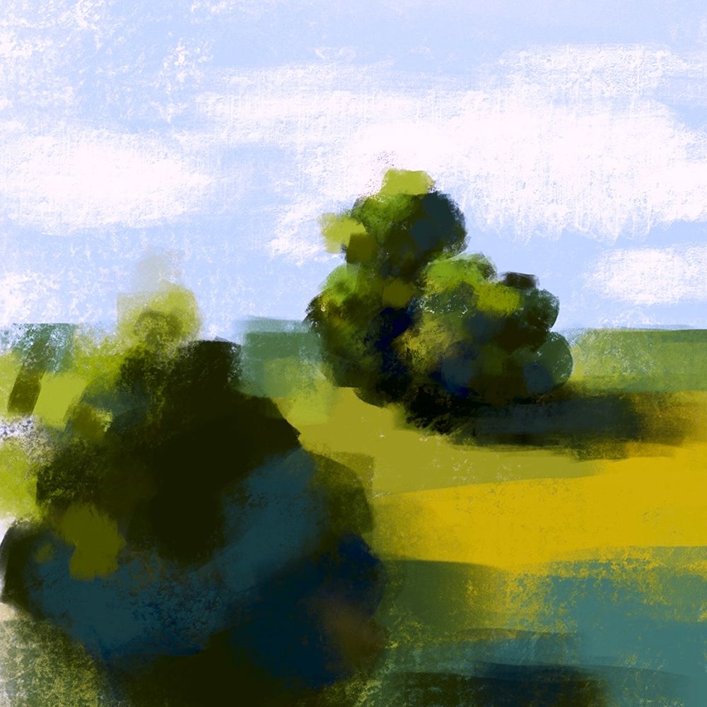 Green Landscape art print by Boho Hue Studio for $57.95 CAD