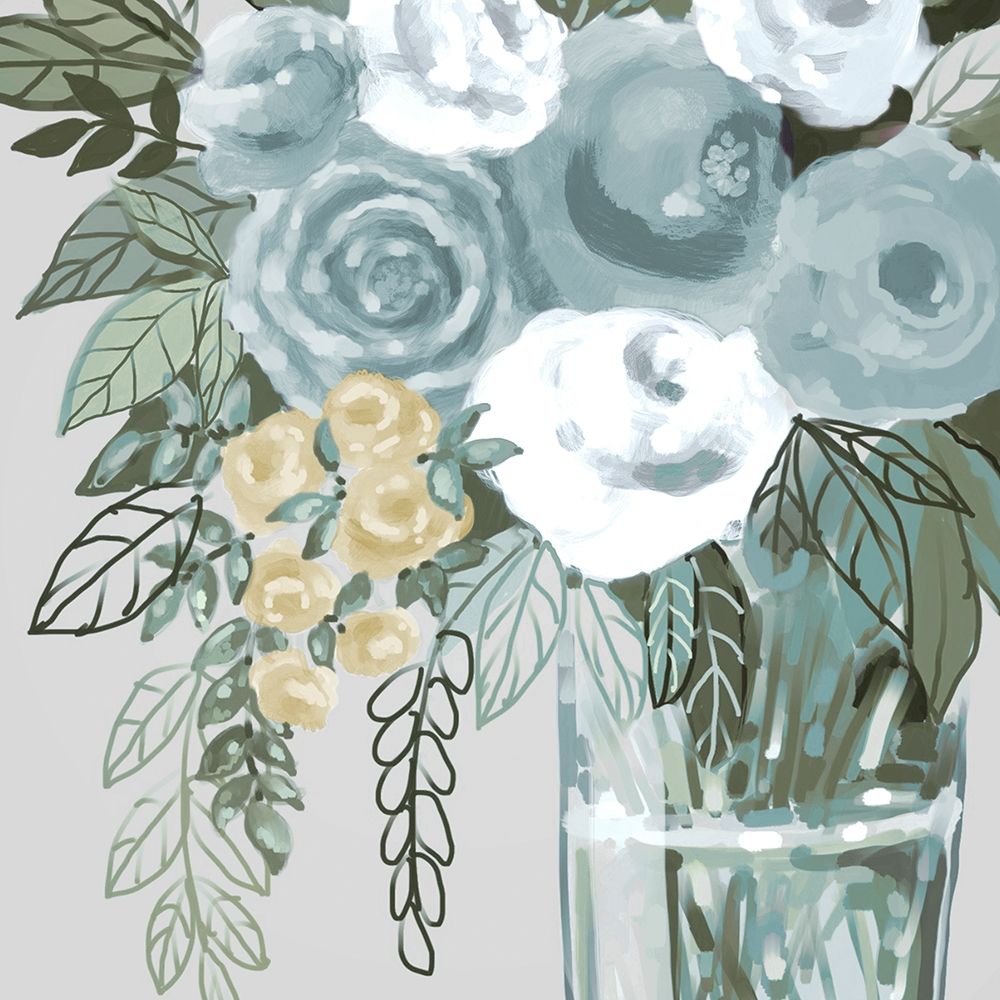 Soft Neutral Florals 2 art print by Boho Hue Studio for $57.95 CAD