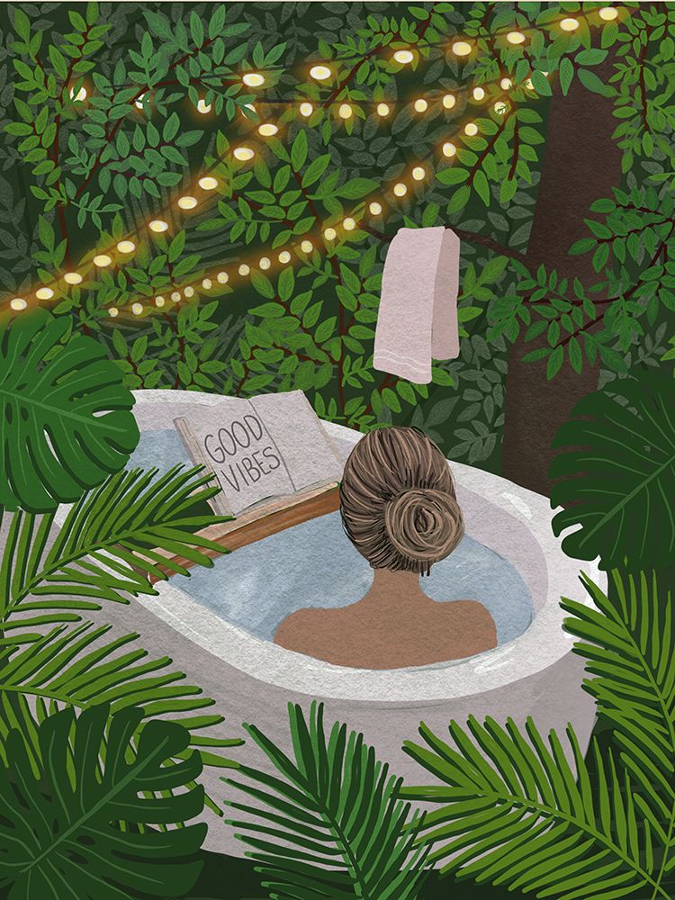 Jungle Bath art print by Chen Alyesh for $57.95 CAD