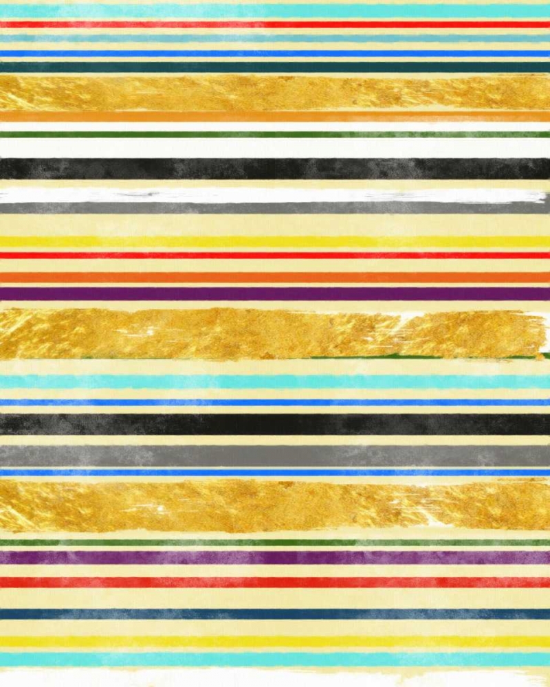 Gold Between Lanes 1 art print by Cynthia Alvarez for $57.95 CAD