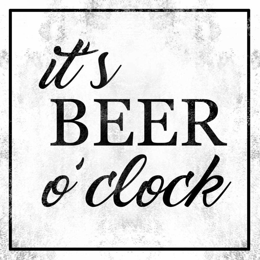Beer O Clock art print by Cynthia Alvarez for $57.95 CAD