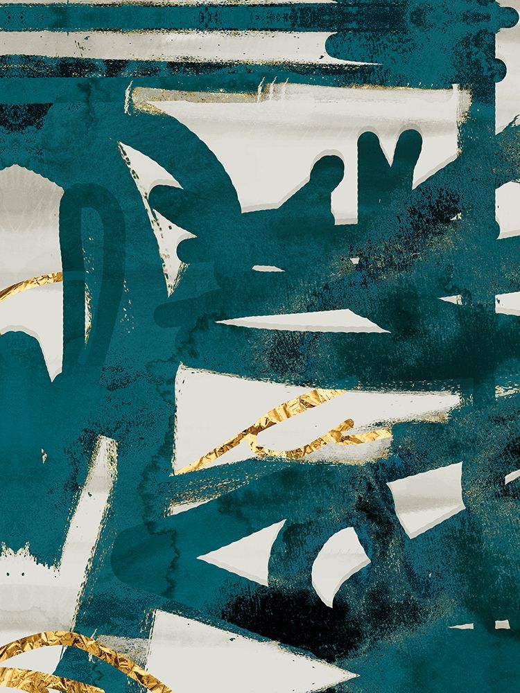 Teal and Flare 1 art print by Cynthia Alvarez for $57.95 CAD