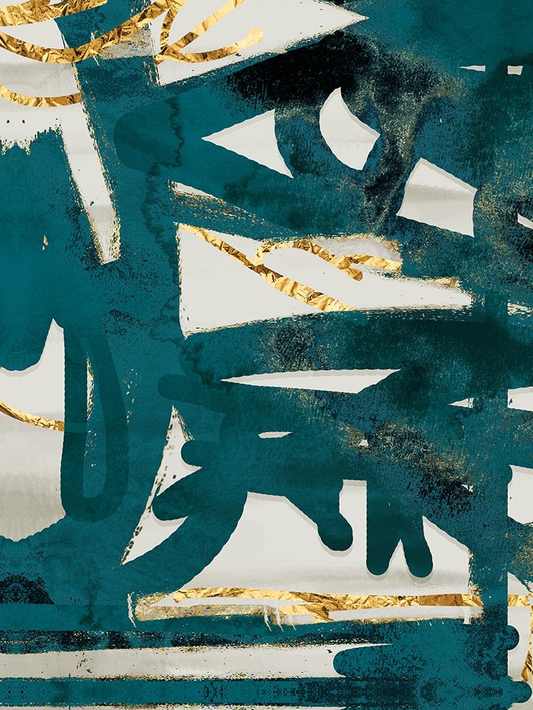 Teal and Flare 2 art print by Cynthia Alvarez for $57.95 CAD