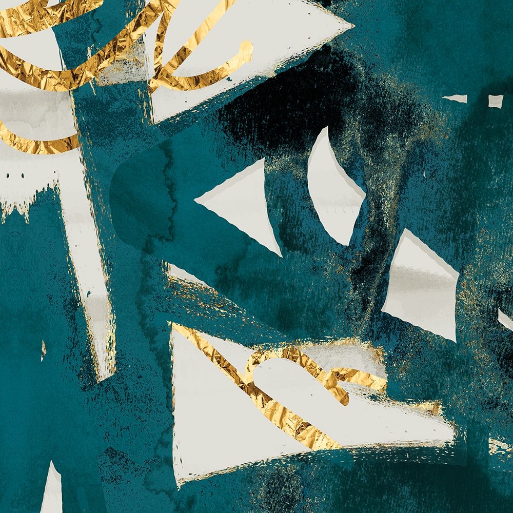 Teal and Flare Square C art print by Cynthia Alvarez for $57.95 CAD