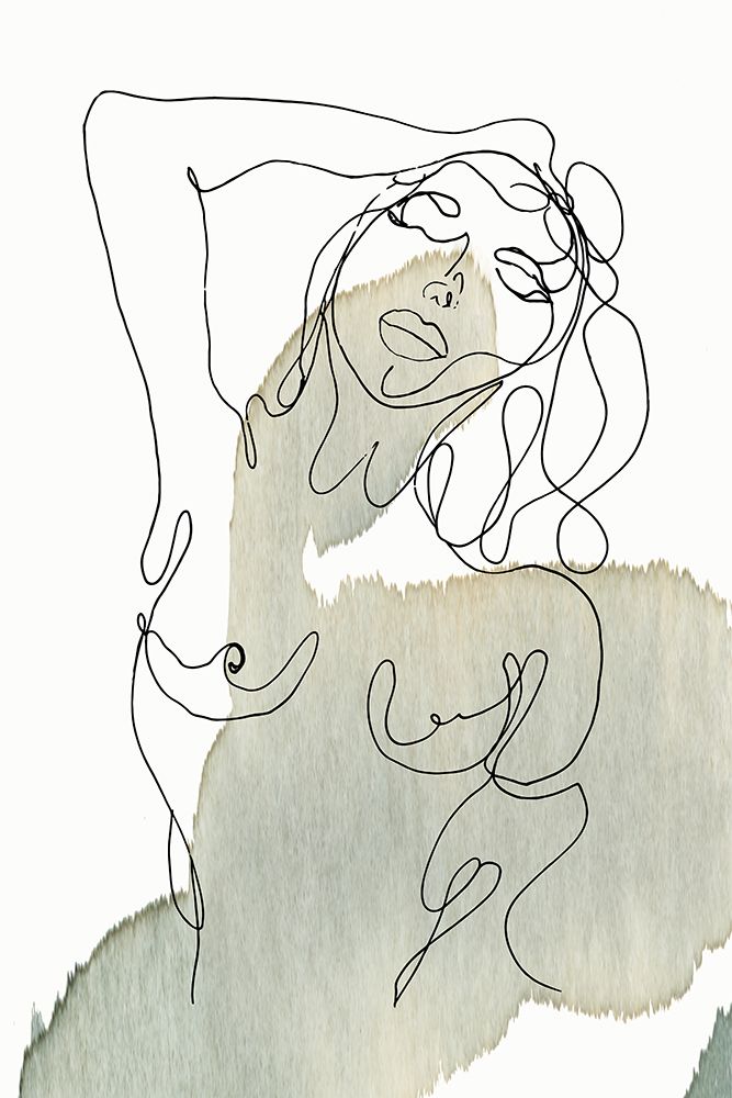 Figurative Abstract art print by Corinne Rose Design for $57.95 CAD