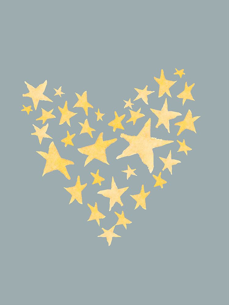 Heart Of Stars art print by Corinne Rose Design for $57.95 CAD