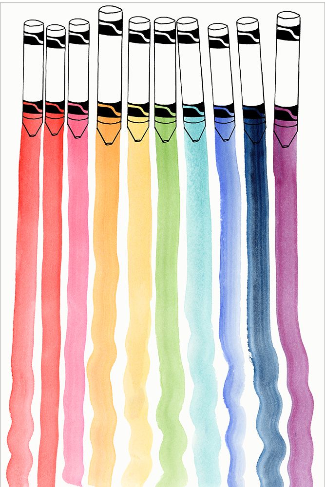 Color Strokes art print by Corinne Rose Design for $57.95 CAD