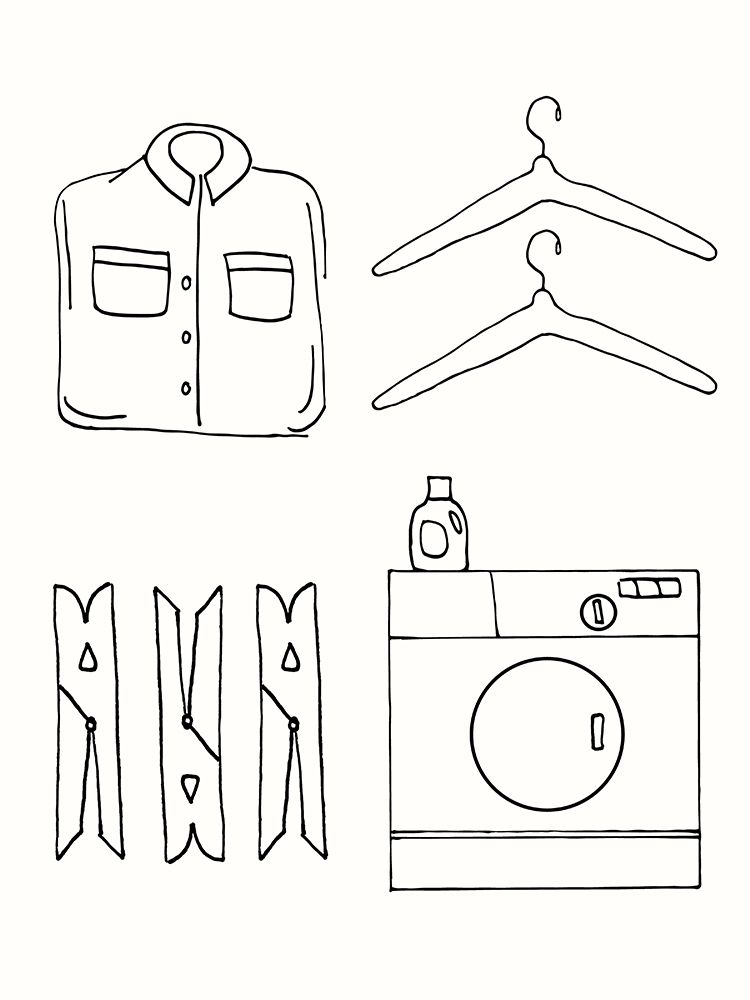 Laundry 2 art print by Corinne Rose Design for $57.95 CAD