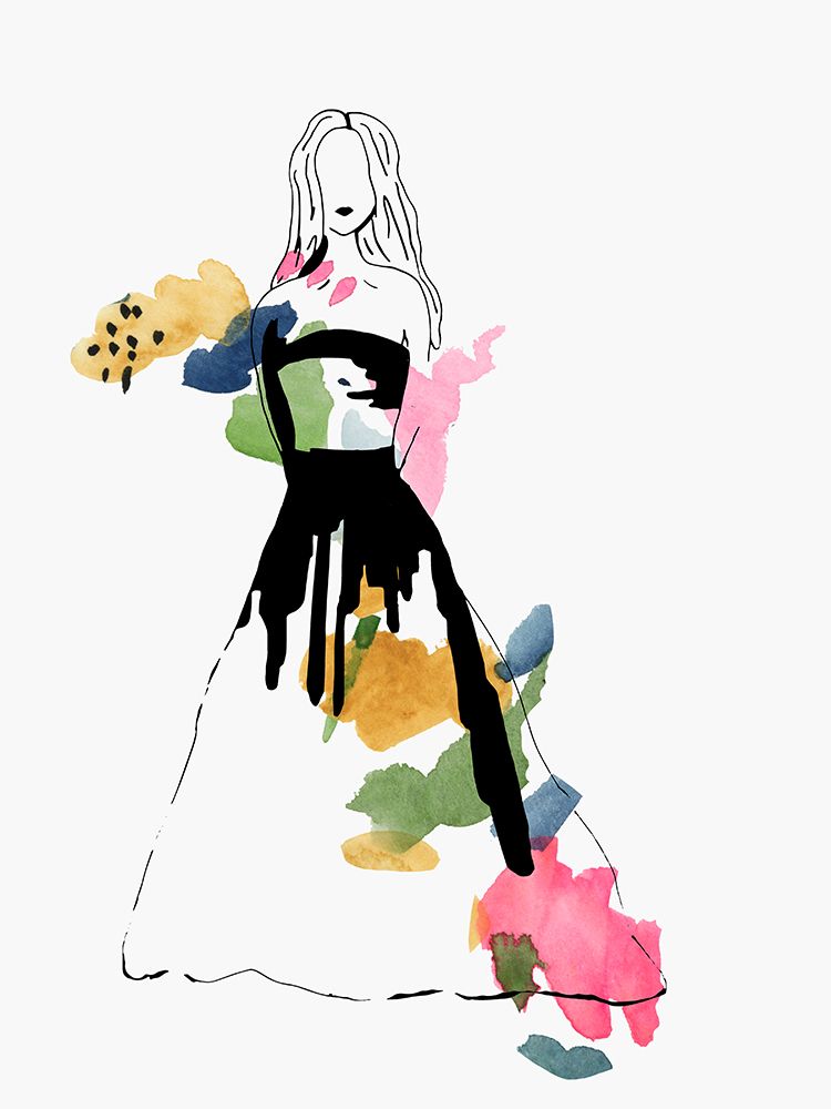 Fashion Color 1 art print by Corinne Rose Design for $57.95 CAD